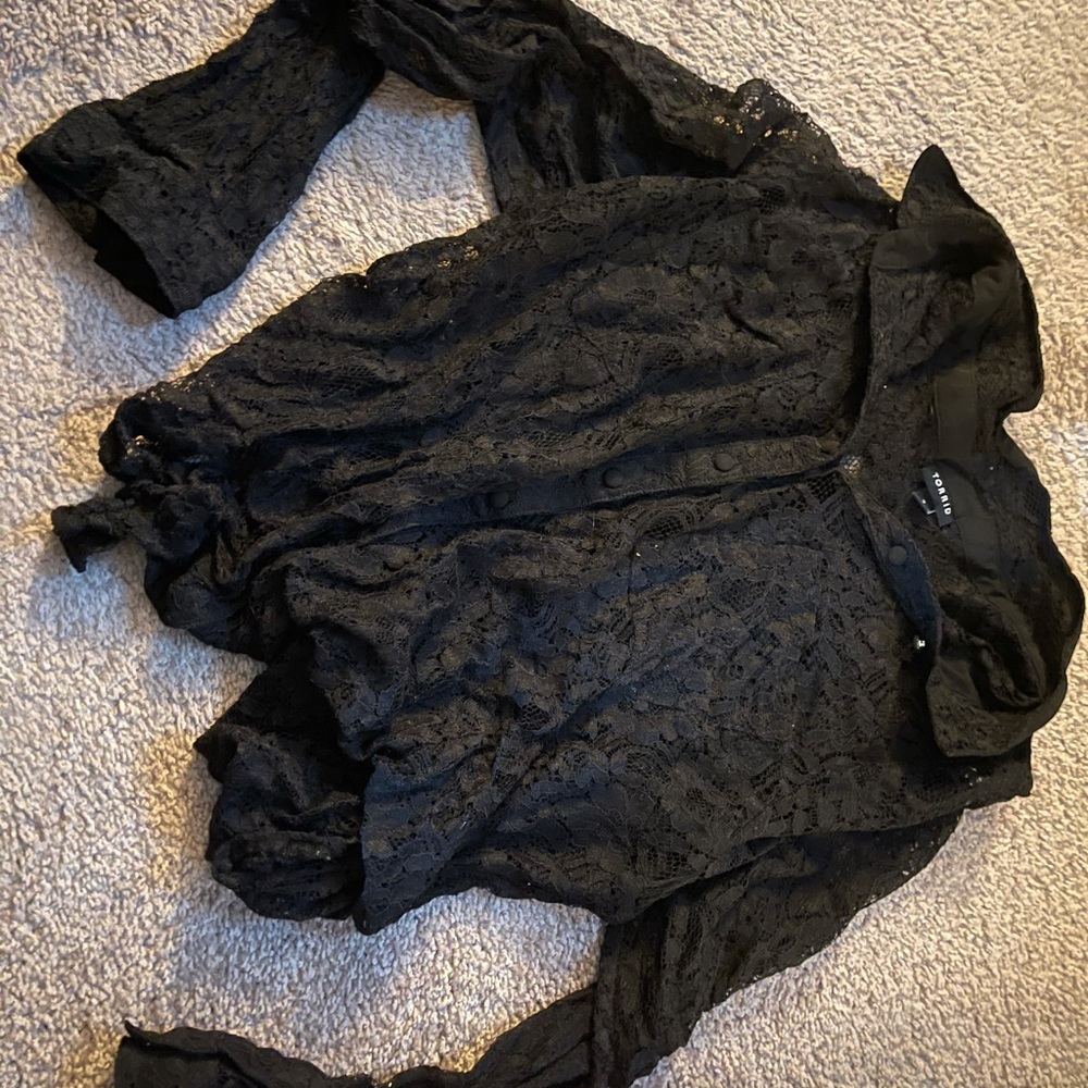 Torrid lace shirt